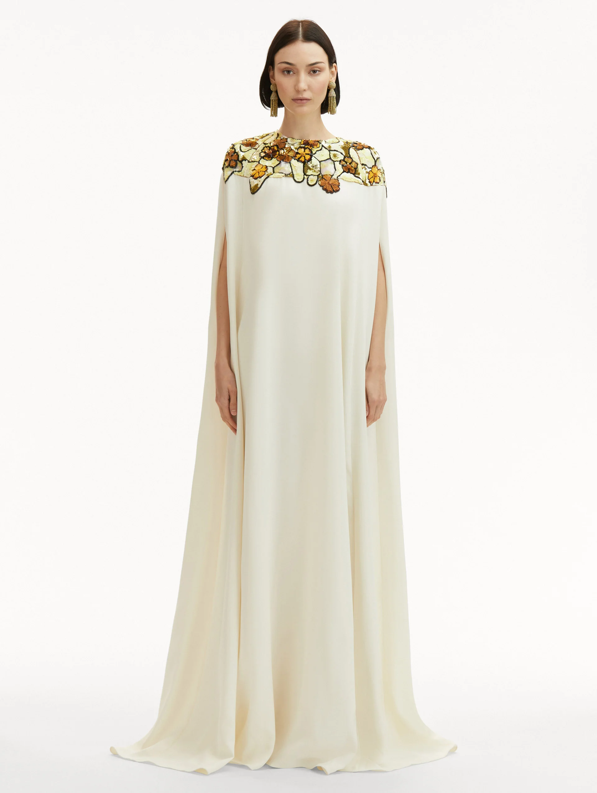 Art Nouveau Sequin Embroidered Caftan - Image 2