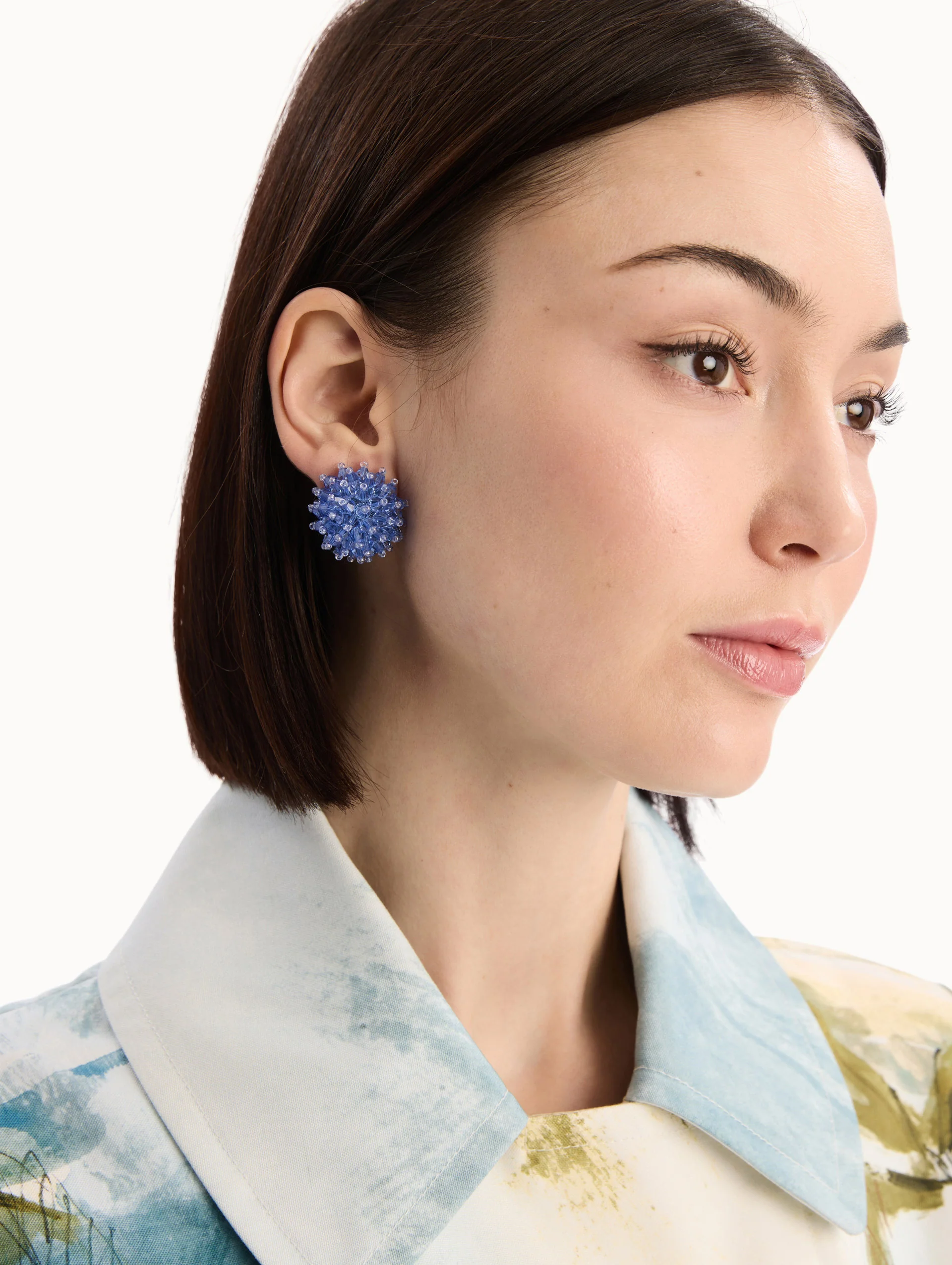 Beaded Cluster Earrings - Image 2