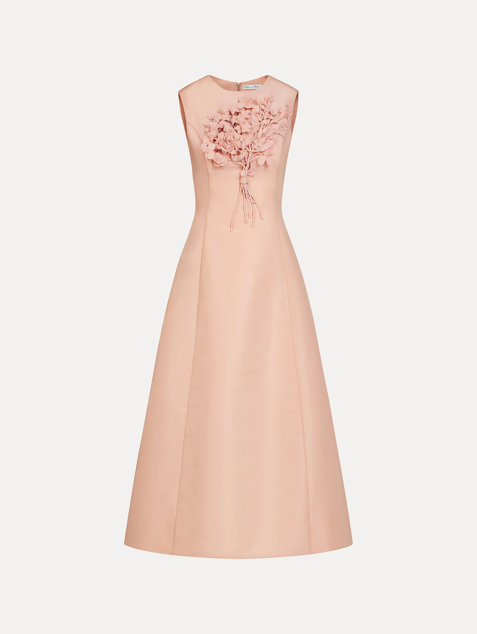 Bouquet Embroidered Cocktail Dress