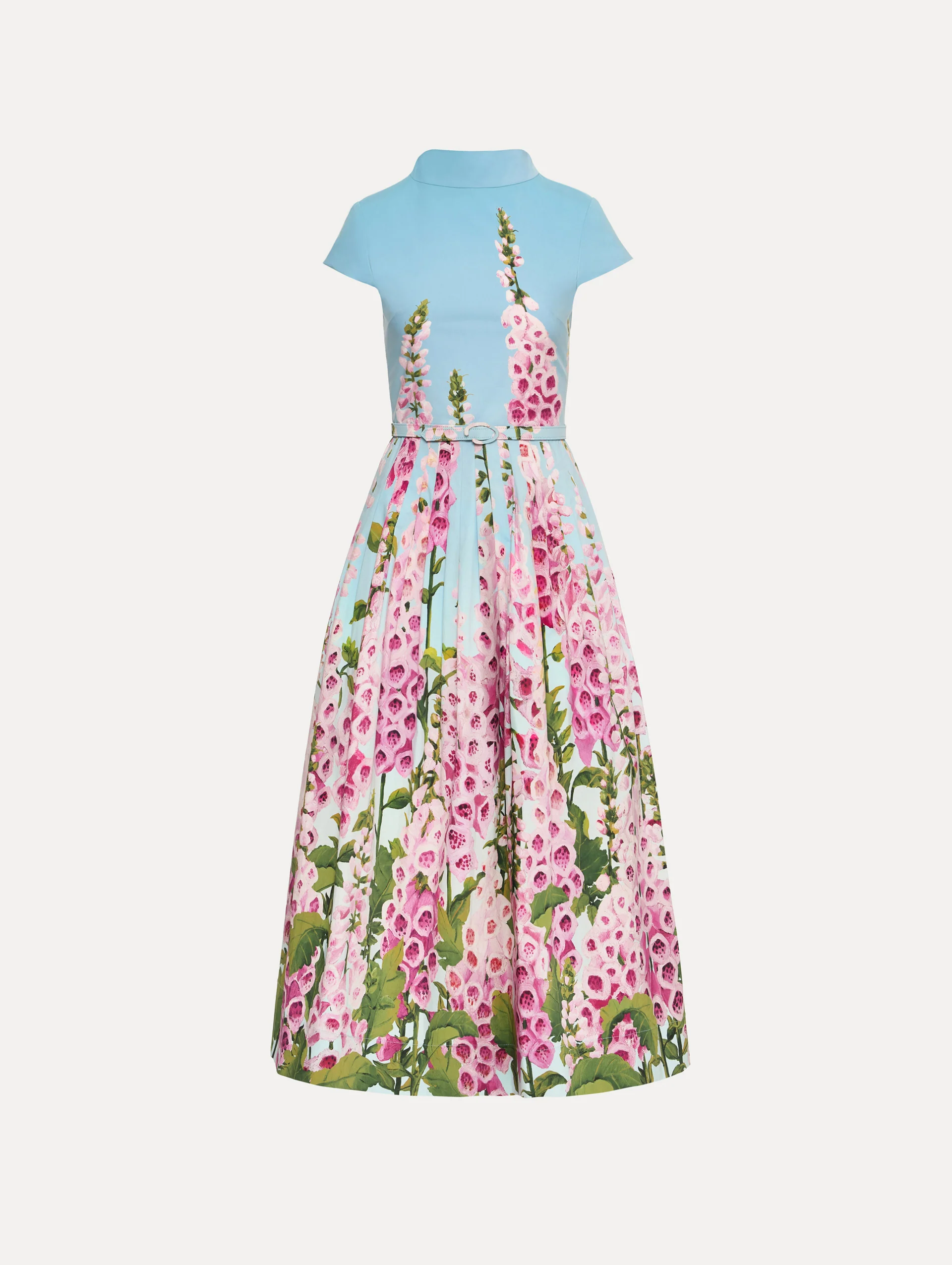 Degradé Foxglove Cotton Poplin Dress