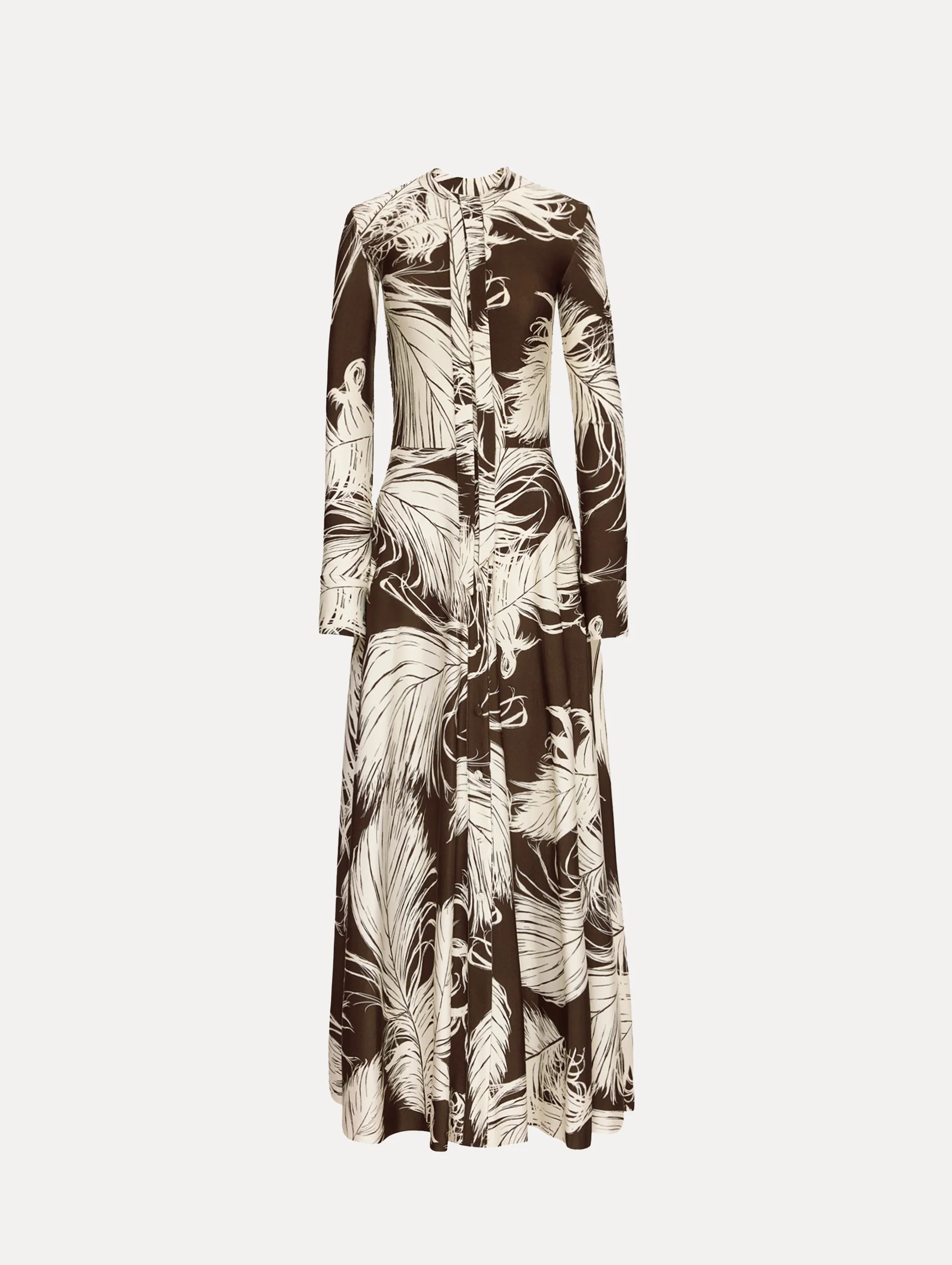 Feather Jersey Dress