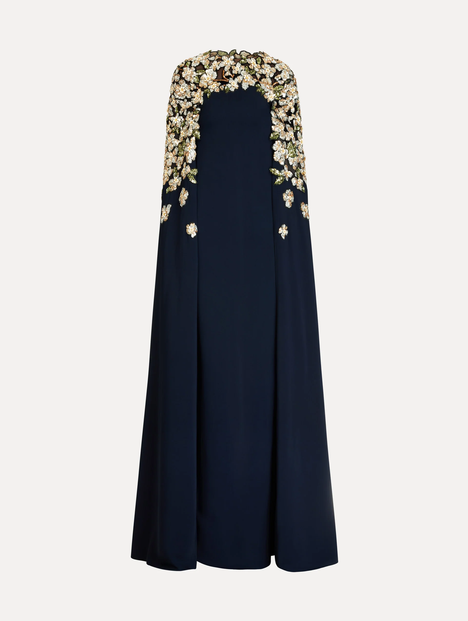 Floral Sequin Embroidered Caftan