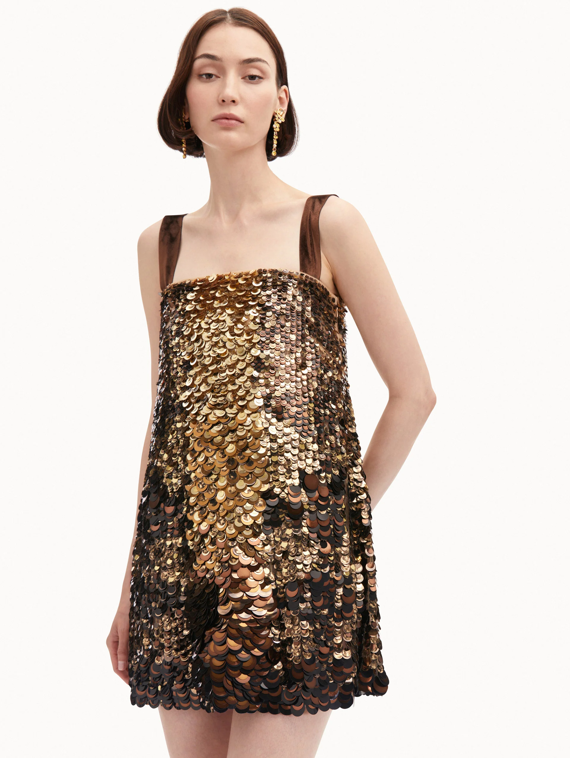 Ombre Paillette Cocktail Dress - Image 5