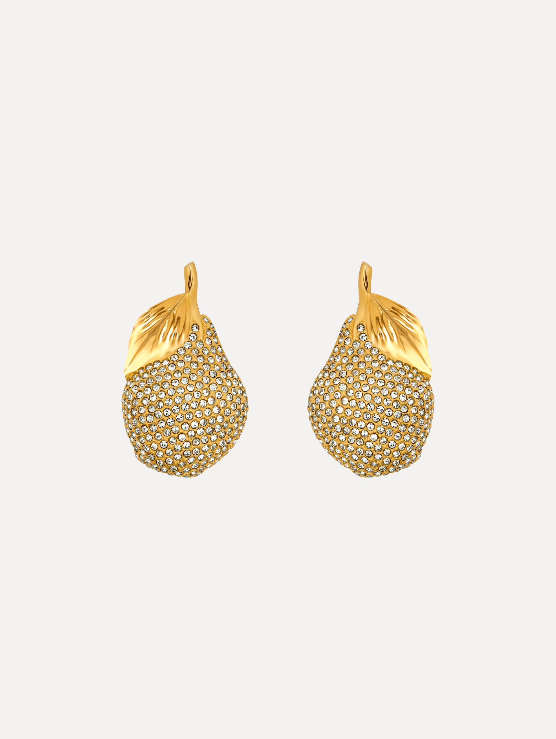 Pavé Pear Earrings