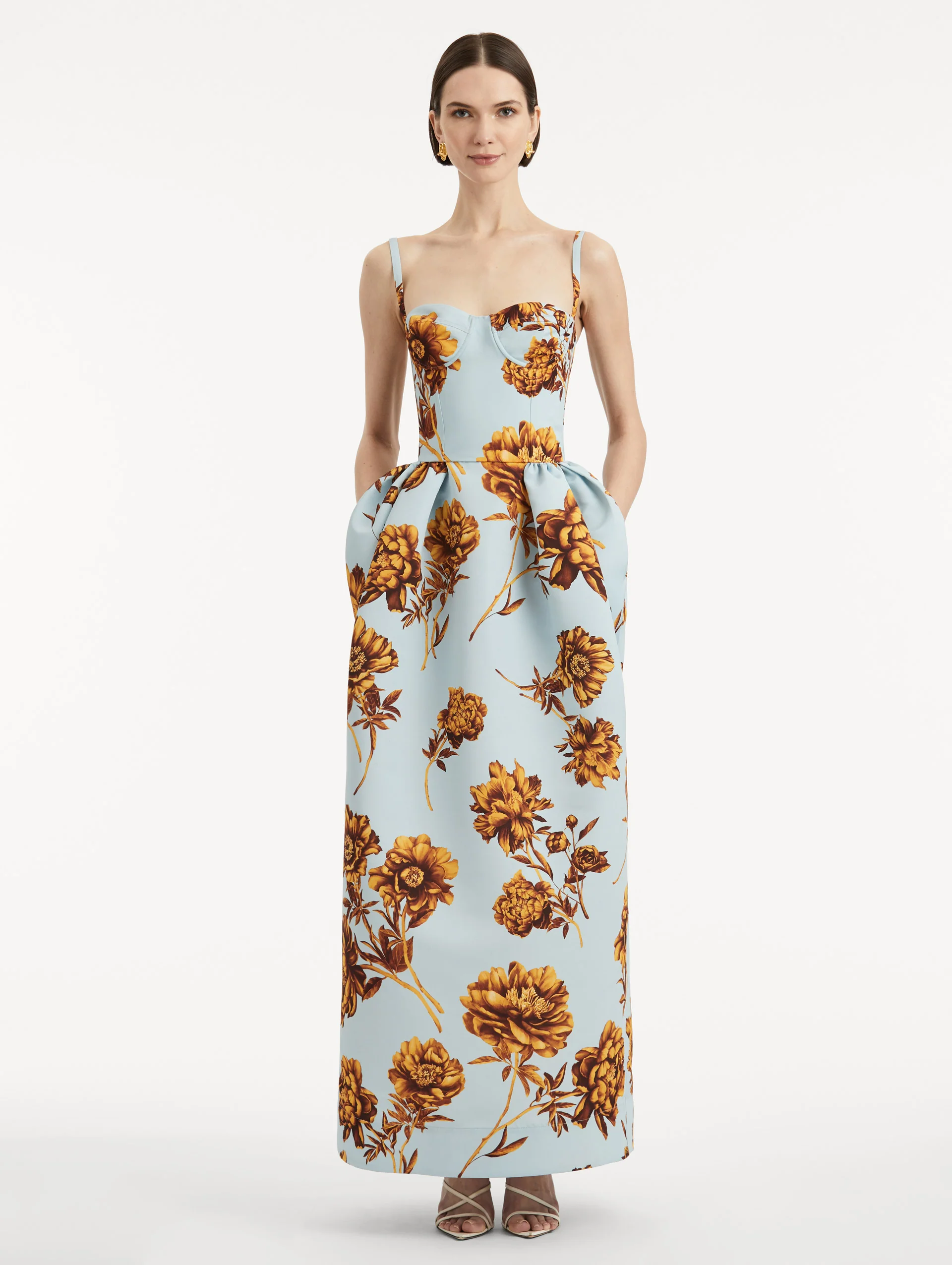 Peony Silk Faille Gown - Image 2