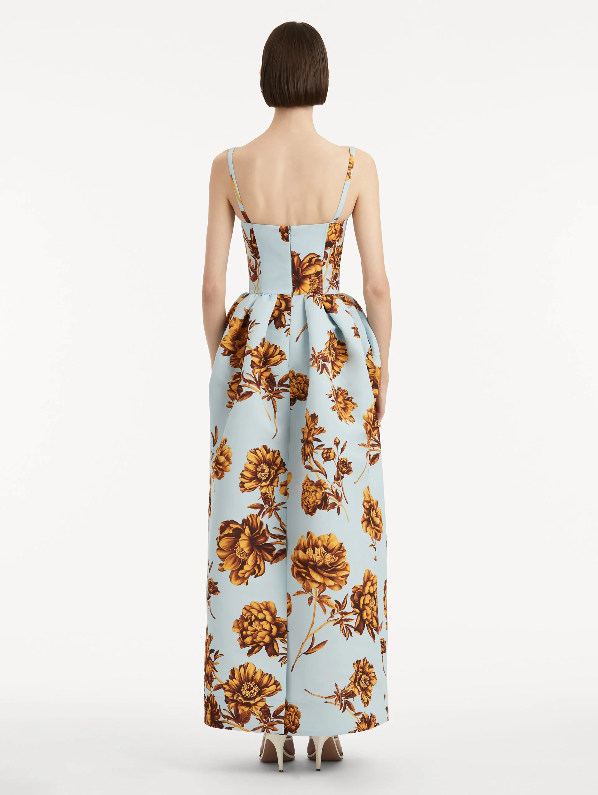 Peony Silk Faille Gown - Image 3