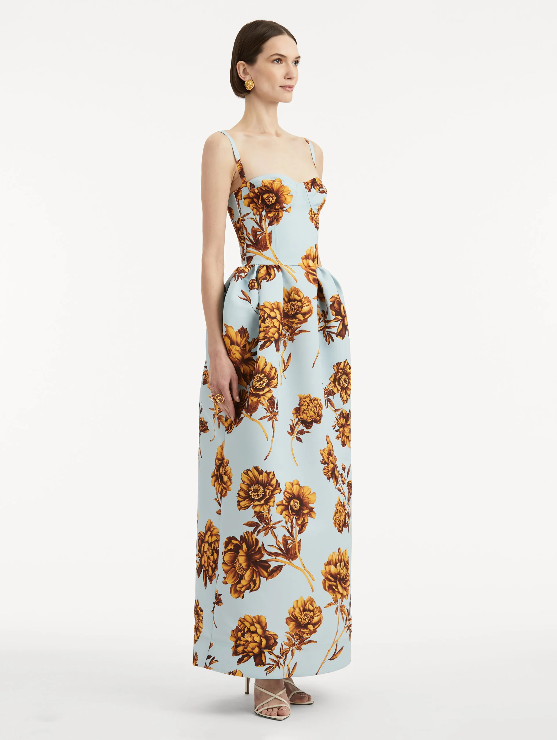 Peony Silk Faille Gown - Image 4