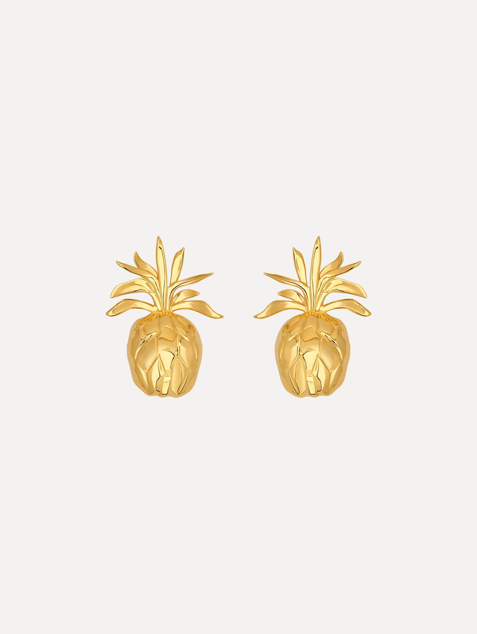 Pineapple Clip-On Earrings