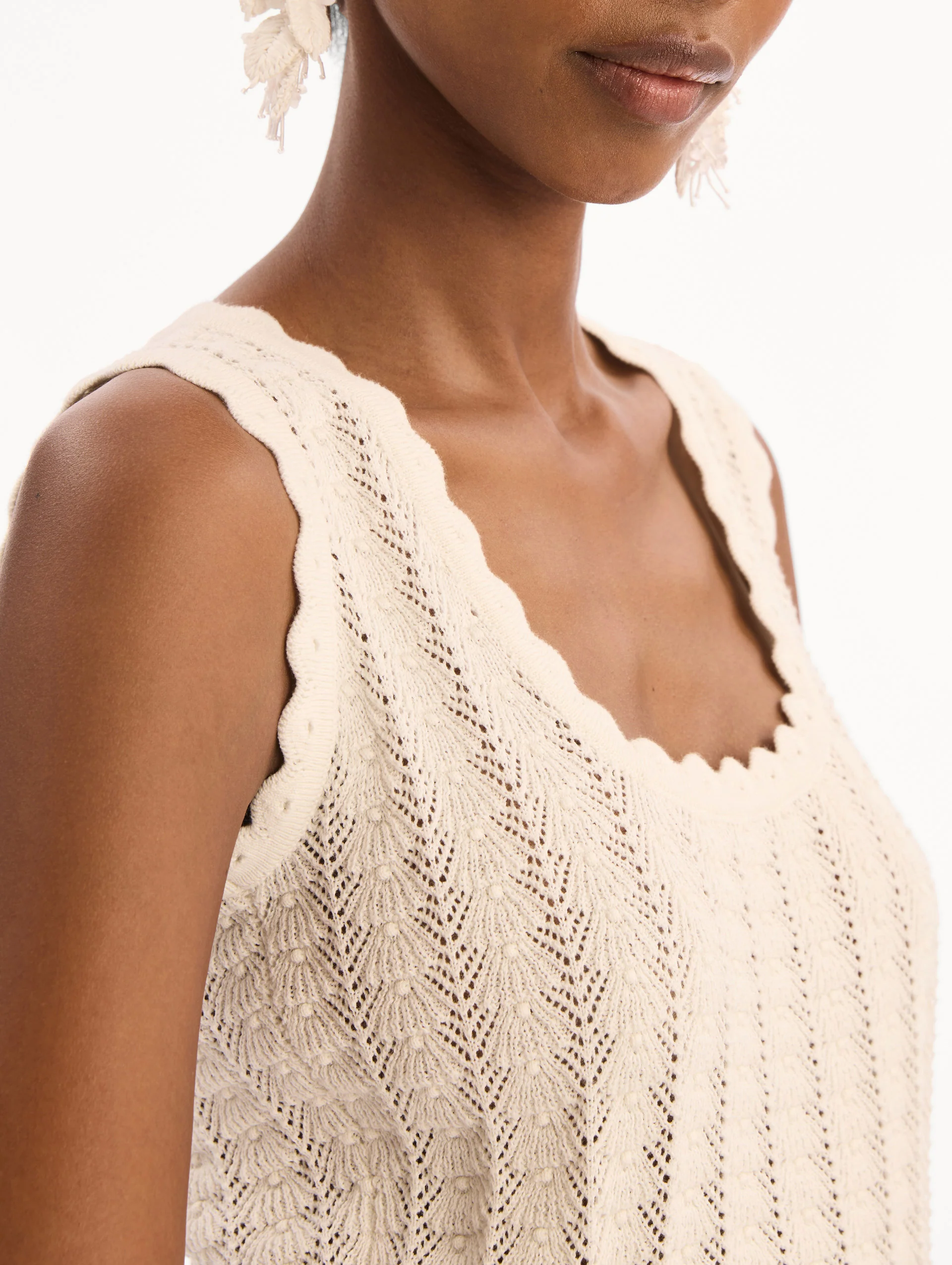 Pointelle Weave Tank - Image 5