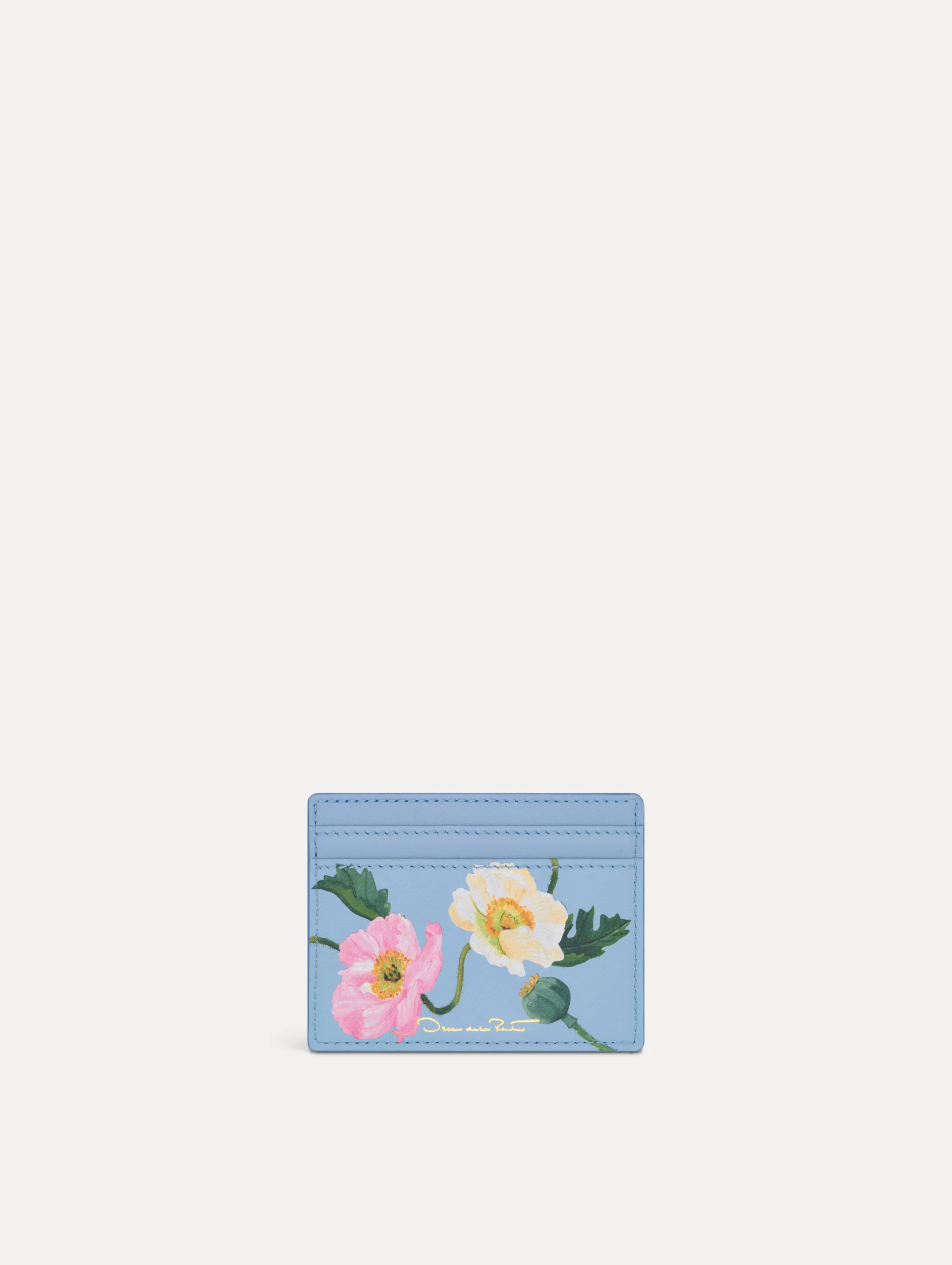 Poppy-Printed Card Case - Image 2