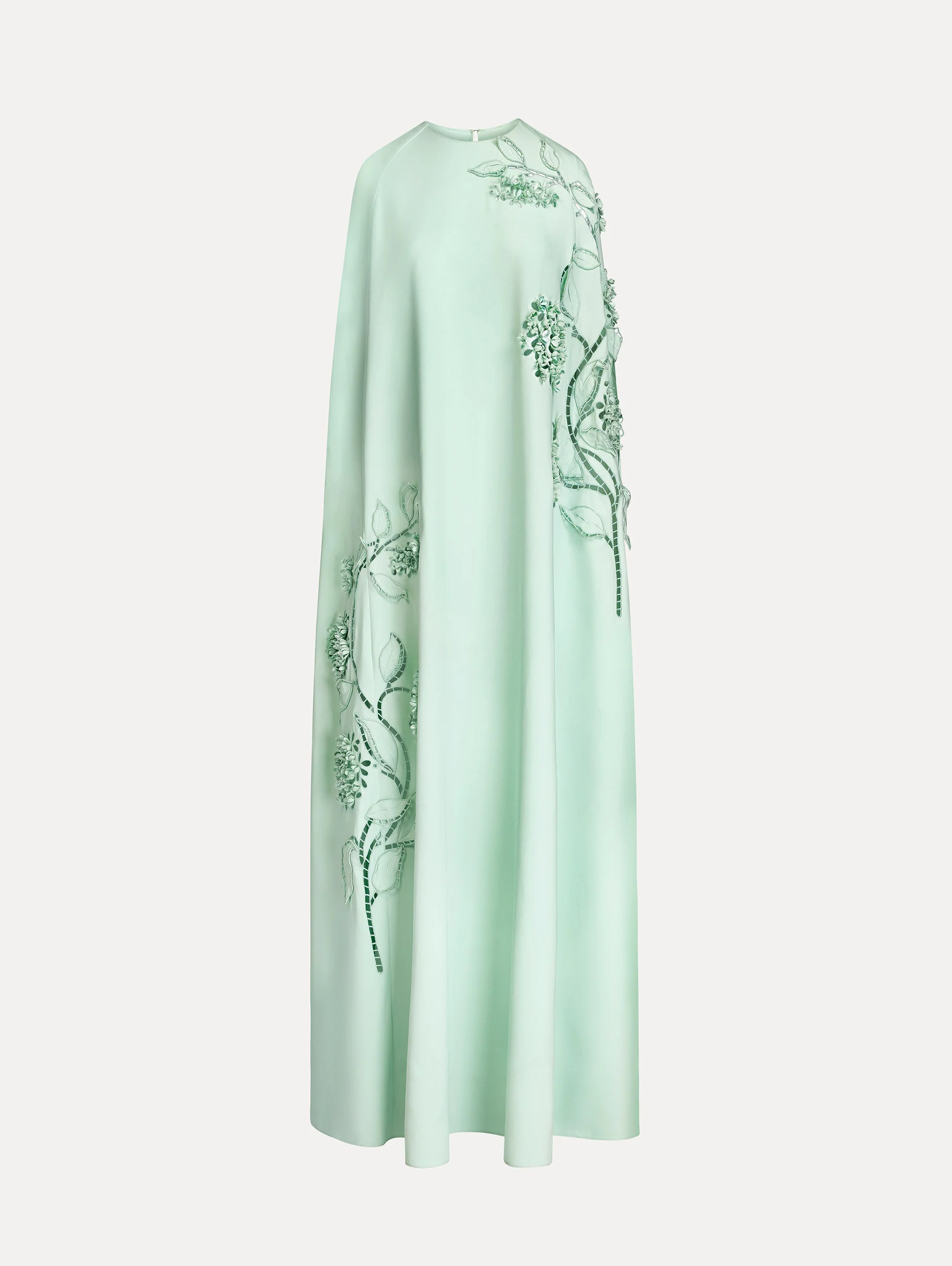 Porcelain Flower Cutout Caftan