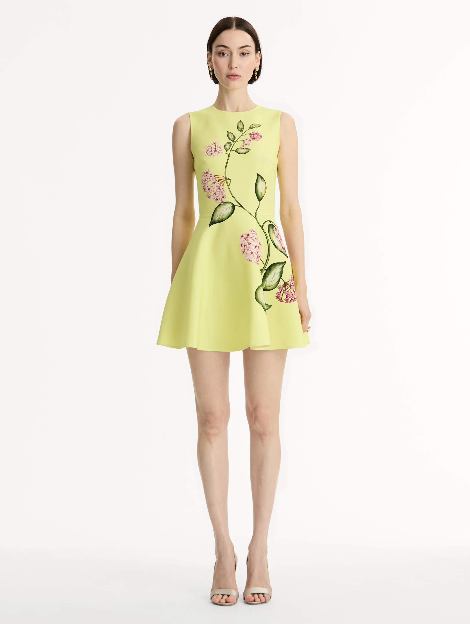 Porcelain Flower Mini Dress - Image 2
