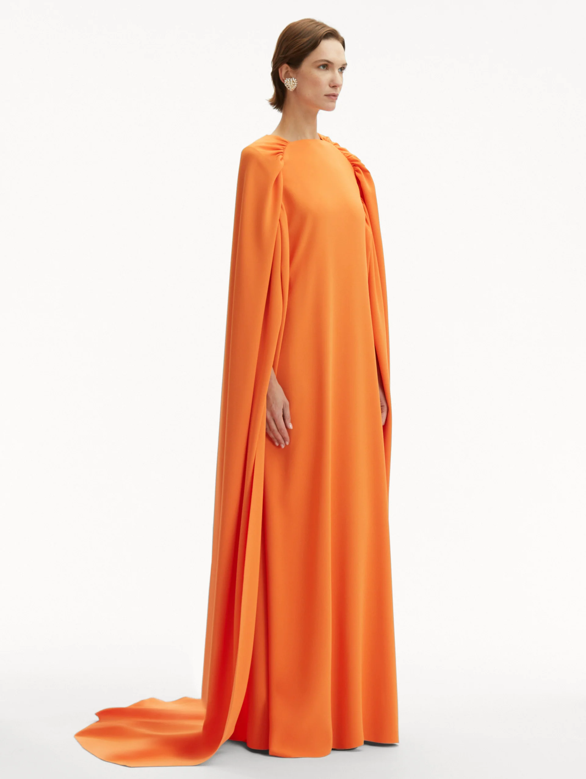 Ruched Shoulder Georgette Caftan - Image 4