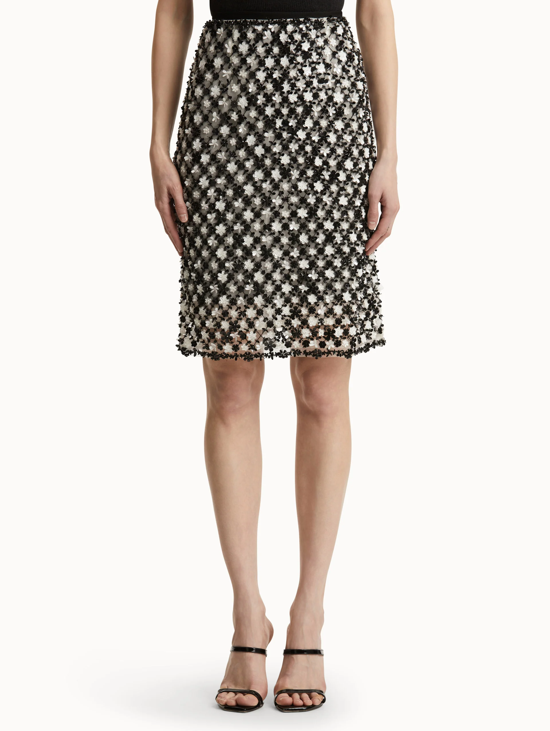 Sequin Floret Embroidered Skirt - Image 4