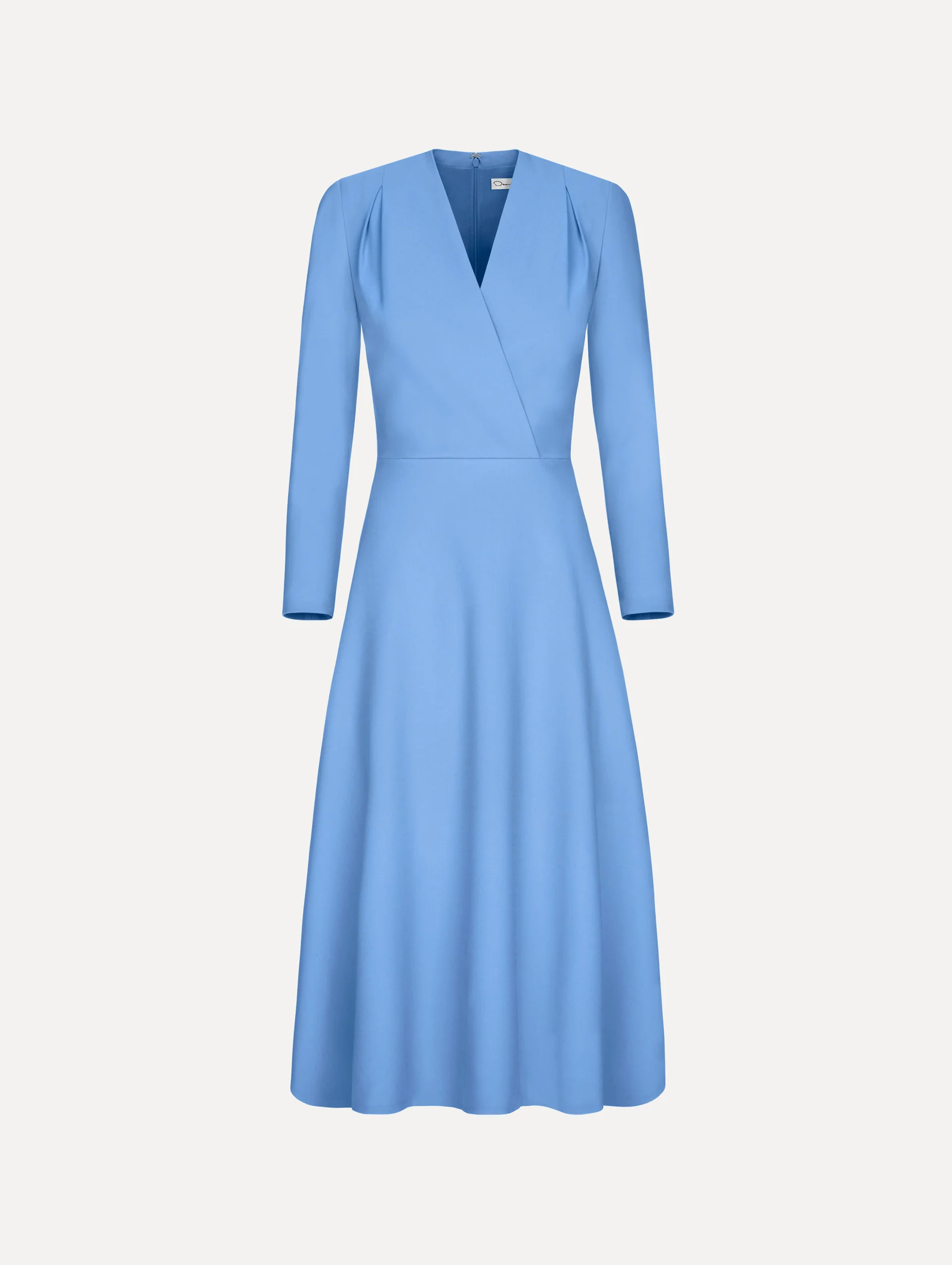 Wool-Blend Long-Sleeve Dress