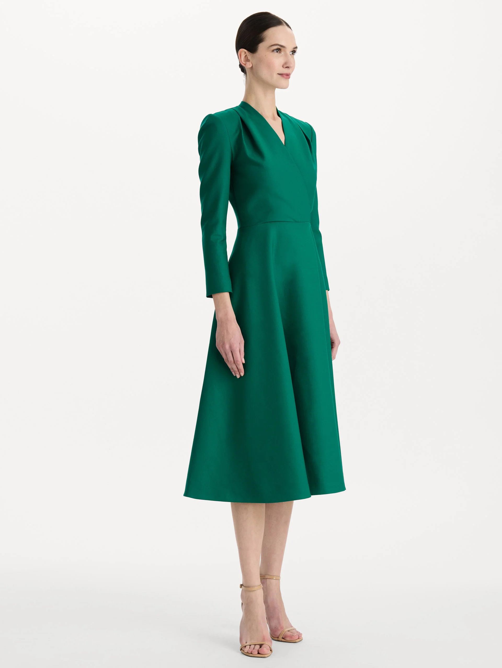 Wool-Blend Long-Sleeve Dress - Image 4