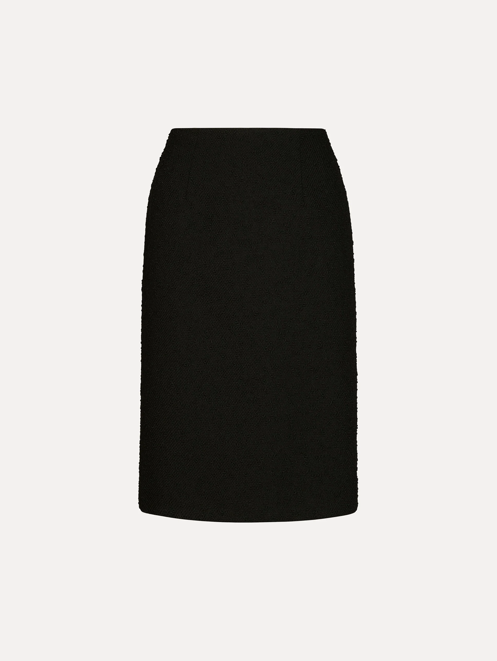 Wool Tweed Pencil Skirt